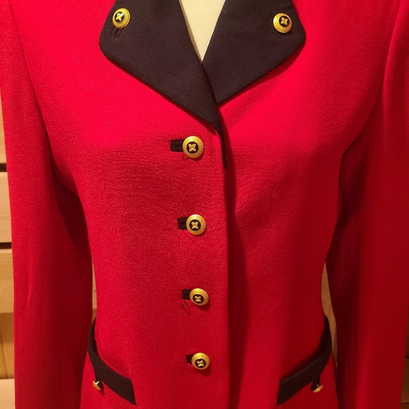 Military Style Jacket Kasper/ Sz 6 - Picture 6 of 14